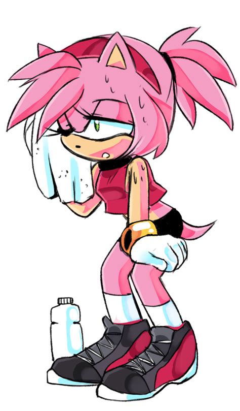 cute Amy Rose workout 